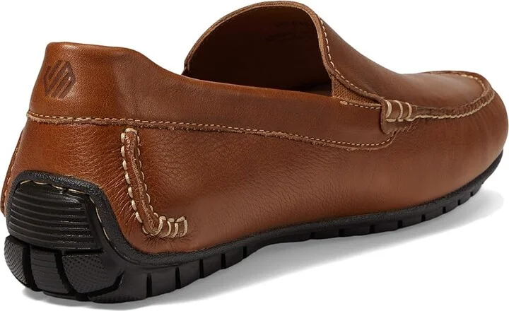 Johnston & Murphy Cort Moc Venetian Men's Shoes Tan Full Grain : 9 M (D), Leather - Image 4