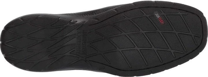 Johnston & Murphy Crawford Venetian Men's Slip on Shoes Black Tumbled Full Grain : 9 M (D), Leather - Image 4