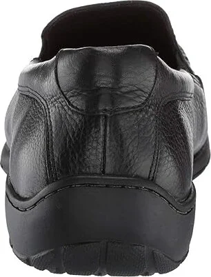 Johnston & Murphy Crawford Venetian Men's Slip on Shoes Black Tumbled Full Grain : 9 M (D), Leather - Image 5