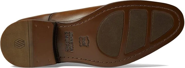 Johnston & Murphy Danridge Cap Toe Men's Shoes Tan Full Grain : 8 M (D), Leather/Synthetic - Image 3