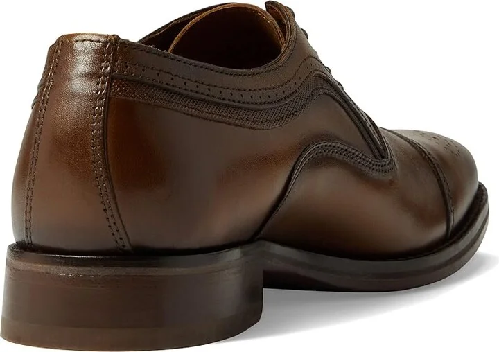 Johnston & Murphy Danridge Cap Toe Men's Shoes Tan Full Grain : 8 M (D), Leather/Synthetic - Image 4