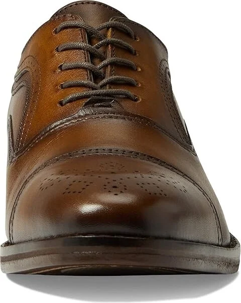 Johnston & Murphy Danridge Cap Toe Men's Shoes Tan Full Grain : 8 M (D), Leather/Synthetic - Image 5