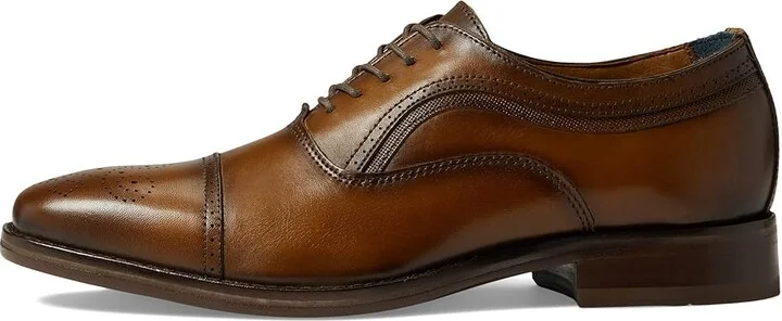 Johnston & Murphy Danridge Cap Toe Men's Shoes Tan Full Grain : 8 M (D), Leather/Synthetic - Image 6