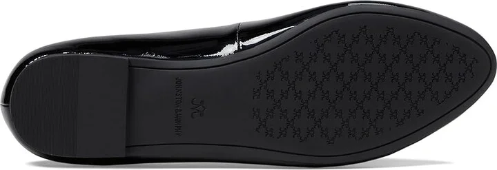 Johnston & Murphy Delanie Ballet Women's Shoes Black 1 : 6.5 M, Leather/Rubber - Image 3