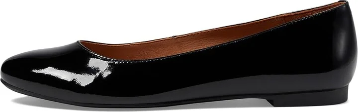 Johnston & Murphy Delanie Ballet Women's Shoes Black 1 : 6.5 M, Leather/Rubber - Image 5