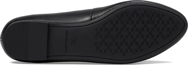 Johnston & Murphy Delanie Ballet Women's Shoes Black : 9 M, Leather/Rubber - Image 3
