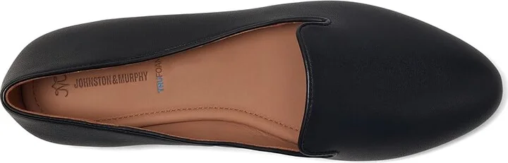 Johnston & Murphy Delanie Loafer Women's Shoes Black : 7 M, Leather - Image 2
