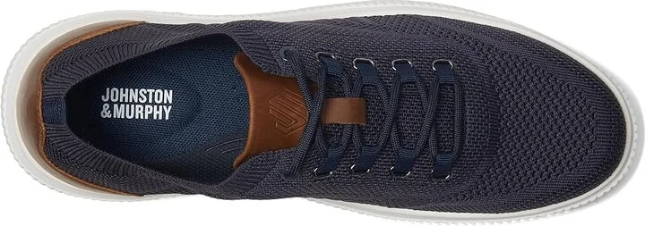 Johnston & Murphy Dixon Knit U-Throat Men's Lace-up Boots Navy Knit : 11 M (D), Synthetic - Image 2