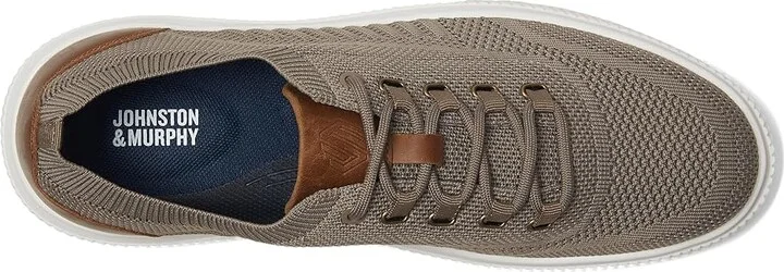 Johnston & Murphy Dixon Knit U-Throat Men's Lace-up Boots Taupe Knit : 9 M (D), Synthetic - Image 2