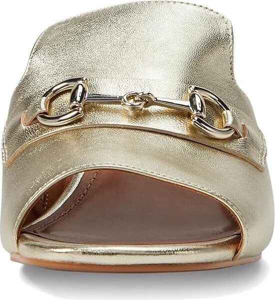 Johnston & Murphy Edith Bit Slide Women's Slippers Gold Metallic : 8 M, Leather - Image 2
