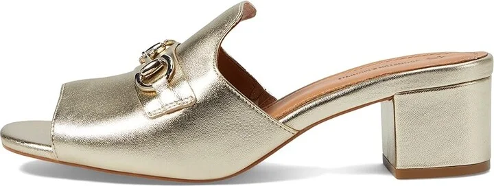 Johnston & Murphy Edith Bit Slide Women's Slippers Gold Metallic : 8 M, Leather - Image 5