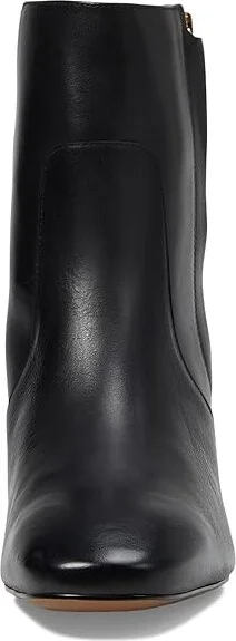Johnston & Murphy Eleanor Side-Zip Bootie High Women's Heels Black : 10 M, Leather/Rubber - Image 2
