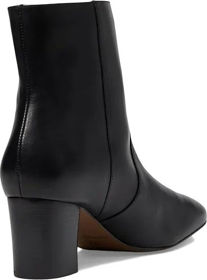 Johnston & Murphy Eleanor Side-Zip Bootie High Women's Heels Black : 10 M, Leather/Rubber - Image 4