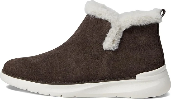 Johnston & Murphy Emery Shearling Bootie Women's Shoes Gray : 6 M, Leather - Image 6