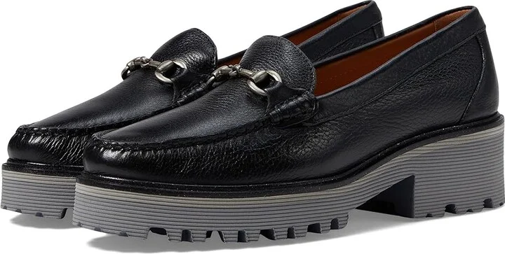 Johnston & Murphy Emmalynn Bit Loafer Women's Flat Shoes Black : 11 M, Leather