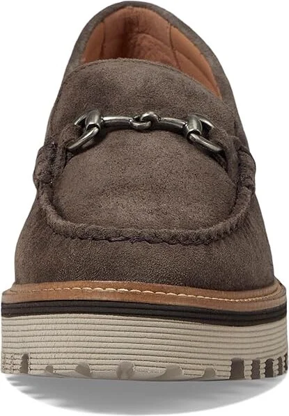 Johnston & Murphy Emmalynn Bit Loafer Women's Flat Shoes Gray : 7.5 M, Leather - Image 5