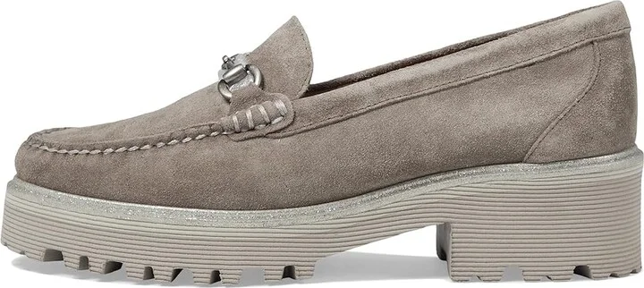 Johnston & Murphy Emmalynn Bit Loafer Women's Flat Shoes Taupe : 9 M, Leather - Image 6