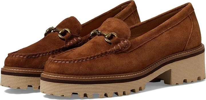 Johnston & Murphy Emmalynn Bit Loafer Women's Flat Shoes Whiskey : 8 M, Leather