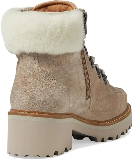 Johnston & Murphy Emmalynn Quilted Hiker High Women's Heels Shoes Taupe : 8 M, Leather/Suede - Image 4