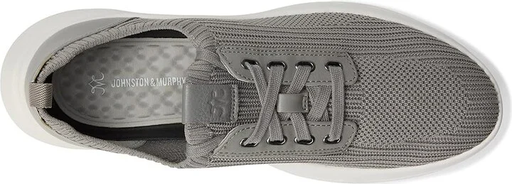 Johnston & Murphy Escape Knit Lace-Up Women's Shoes Gray Knit : 9.5 M, Leather - Image 2