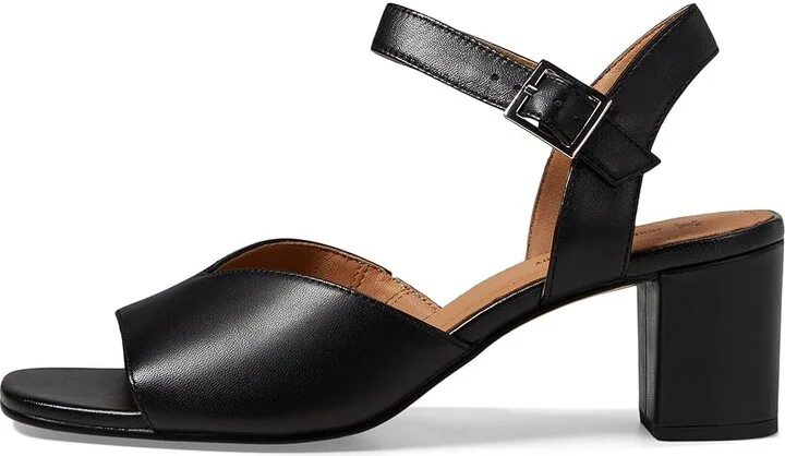 Johnston & Murphy Evelyn Ankle Strap Sandal Women's Slippers Black : 6 M, Leather - Image 5