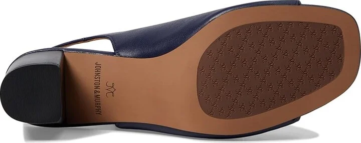 Johnston & Murphy Evelyn Open Toe Bootie Women's Shoes Navy Glove : 10 M, Synthetic - Image 3