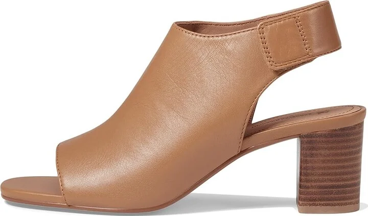 Johnston & Murphy Evelyn Open Toe Bootie Women's Shoes Tan : 9 M, Synthetic - Image 5