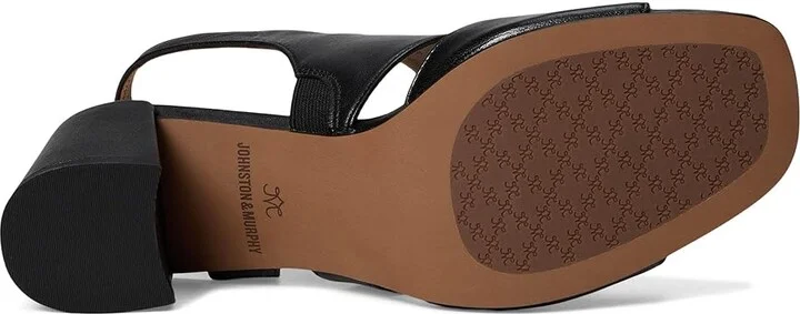 Johnston & Murphy Everly Asymmetrical Sandal Women's Sandals Black : 8 M, Leather/Rubber - Image 3