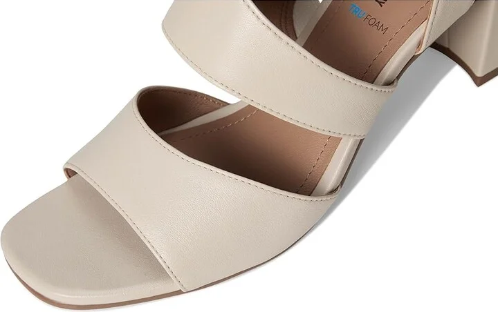 Johnston & Murphy Everly Asymmetrical Sandal Women's Sandals Bone : 7 M, Leather/Rubber - Image 7
