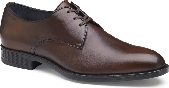 Johnston & Murphy Flynch Plain Toe Lace-Up Dress Shoe