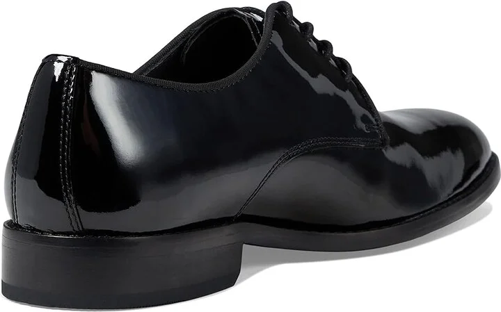 Johnston & Murphy Gavney Plain Toe Men's Shoes Black Patent : 8 M (D), Patent Leather - Image 3