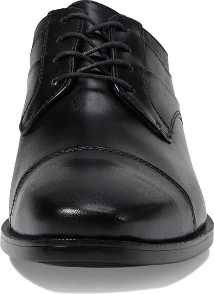 Johnston & Murphy Gibbons Cap Toe Men's Lace Up Wing Tip Shoes Black Full Grain : 8.5 M (D), Leather - Image 5