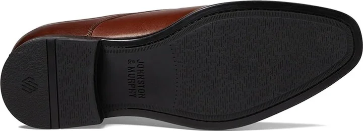 Johnston & Murphy Gibbons Cap Toe Men's Lace Up Wing Tip Shoes Mahogany Full Grain : 12 M (D), Leather - Image 3