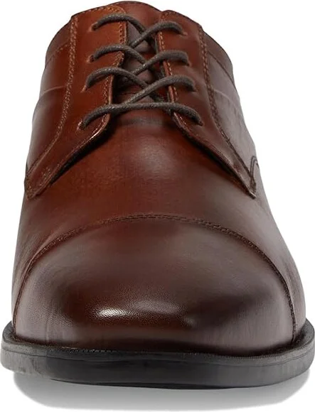 Johnston & Murphy Gibbons Cap Toe Men's Lace Up Wing Tip Shoes Mahogany Full Grain : 12 M (D), Leather - Image 5