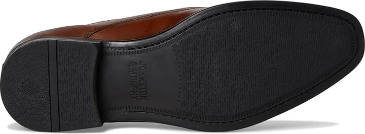 Johnston & Murphy Gibbons Run-Off Men's Lace Up Wing Tip Shoes Brown Full Grain : 13 W (EE), Leather - Image 3