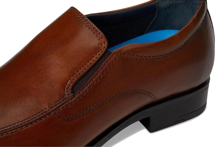 Johnston & Murphy Gibbons Run-Off Men's Lace Up Wing Tip Shoes Brown Full Grain : 13 W (EE), Leather - Image 7