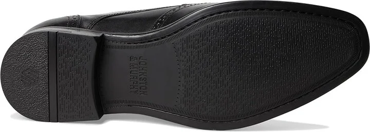 Johnston & Murphy Gibbons Wingtip Men's Lace Up Wing Tip Shoes Black Full Grain : 11.5 M (D), Leather - Image 3