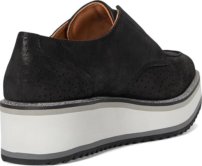 Johnston & Murphy Gracelyn Gore Oxford Women's Shoes Black : 7.5 M, Leather - Image 4