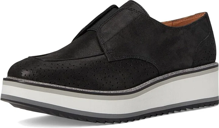 Johnston & Murphy Gracelyn Gore Oxford Women's Shoes Black : 7.5 M, Leather - Image 5