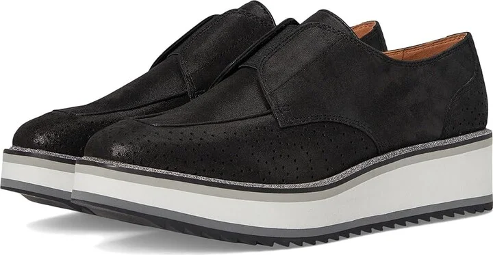 Johnston & Murphy Gracelyn Gore Oxford Women's Shoes Black : 7.5 M, Leather