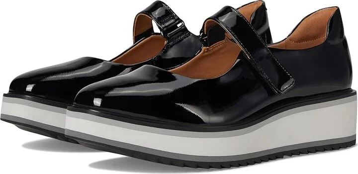 Johnston & Murphy Gracelyn Mary Jane Women's Sandals Black : 6 M, Leather/Rubber