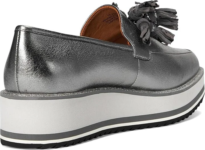 Johnston & Murphy Gracelyn Tassel Loafer Women's Shoes Pewter : 7.5 M, EVA/Leather/Rubber - Image 4