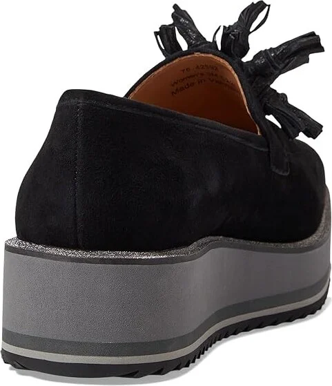Johnston & Murphy Gracelyn Tassel Women's Shoes Black Suede : 6.5 M - Image 4