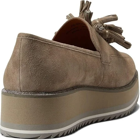 Johnston & Murphy Gracelyn Tassel Women's Shoes Taupe Suede : 6 M - Image 4