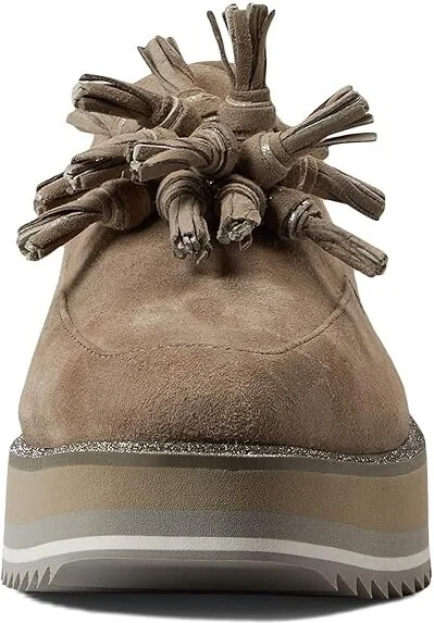 Johnston & Murphy Gracelyn Tassel Women's Shoes Taupe Suede : 6 M - Image 5