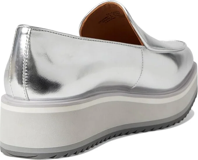 Johnston & Murphy Gracelyn Venetian Women's Sandals Silver Italian Metallic : 9 M, Leather - Image 4