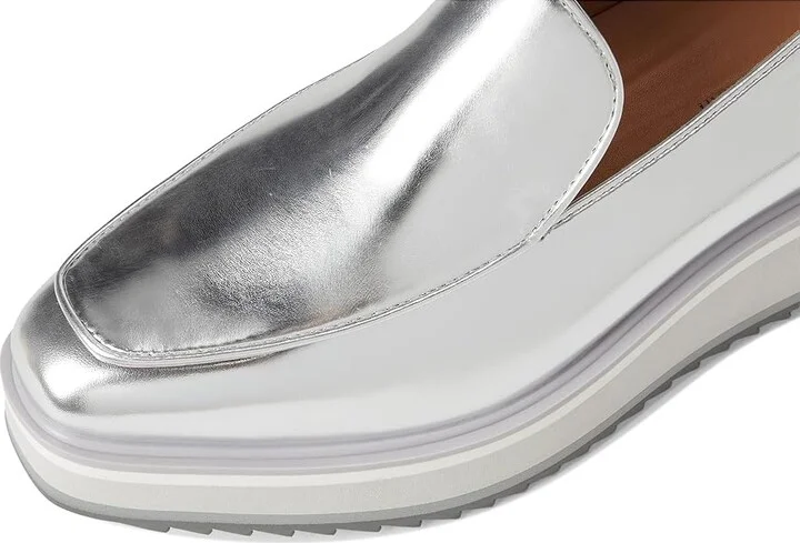 Johnston & Murphy Gracelyn Venetian Women's Sandals Silver Italian Metallic : 9 M, Leather - Image 7