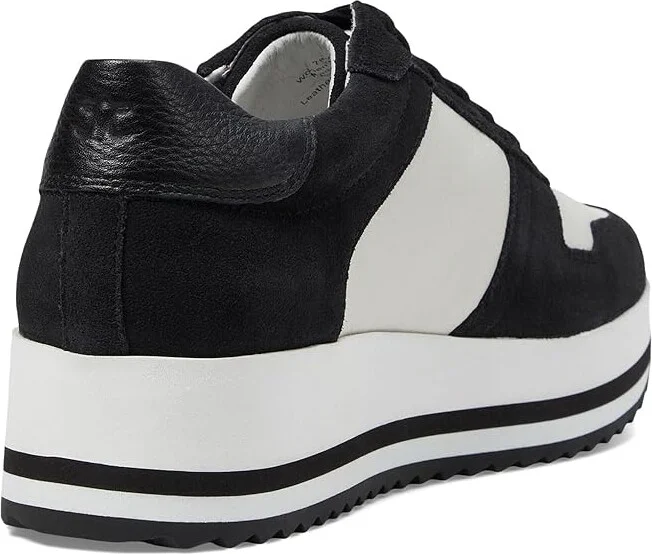 Johnston & Murphy Gracie Color-Block Lace-Up Women's Shoes Black : 6 M, Leather/Suede - Image 4