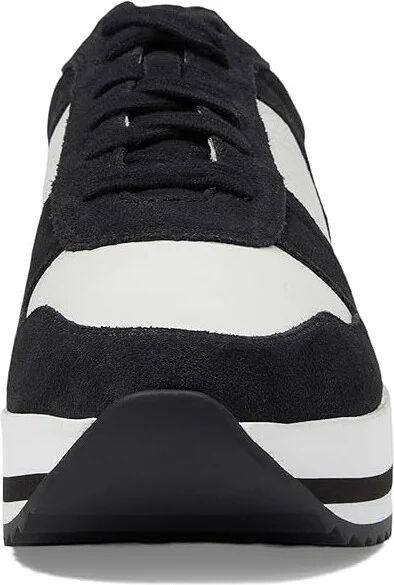 Johnston & Murphy Gracie Color-Block Lace-Up Women's Shoes Black : 6 M, Leather/Suede - Image 5
