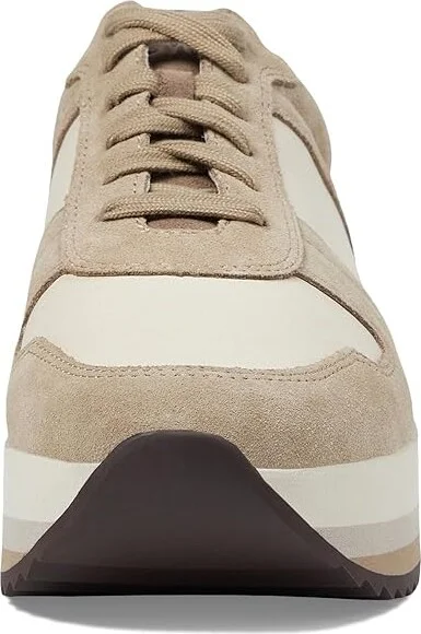 Johnston & Murphy Gracie Color-Block Lace-Up Women's Shoes Taupe : 10 M, Leather/Suede - Image 5
